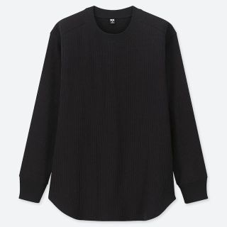 ユニクロ(UNIQLO)のUNIQLO コットン　リブ　ロング　Tシャツ　長袖(Tシャツ(長袖/七分))