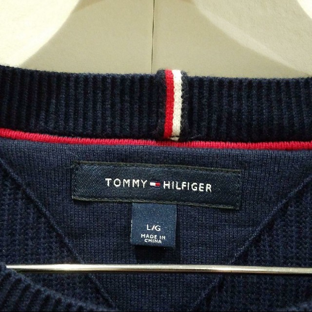 TOMMY HILFIGER(トミーヒルフィガー)の【美品！】TOMMY HILFIGER スウェット ニット セーター メンズのトップス(ニット/セーター)の商品写真