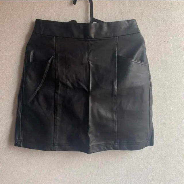 INGNI(イング)のふさん　レザースカート レディースのスカート(ミニスカート)の商品写真