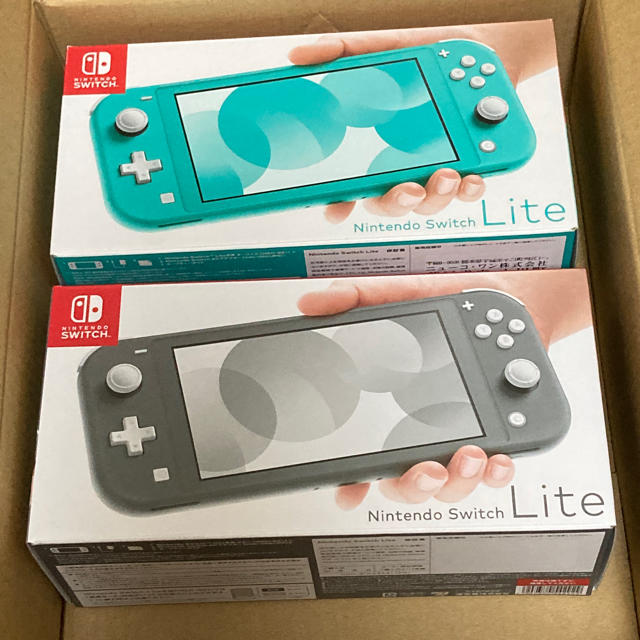 【新品】Switch Lite スイッチライト　グレー　ターコイズ　2色セット