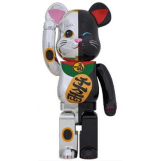 メディコムトイ(MEDICOM TOY)の専用　BE@RBRICK 招き猫 銀×黒 1000％(その他)