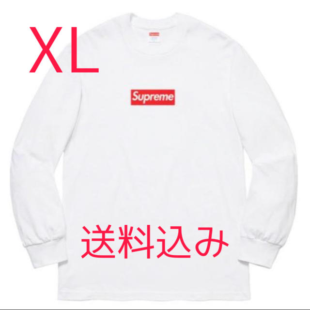 フーディSupreme Box Logo L/S Tee white XLarge