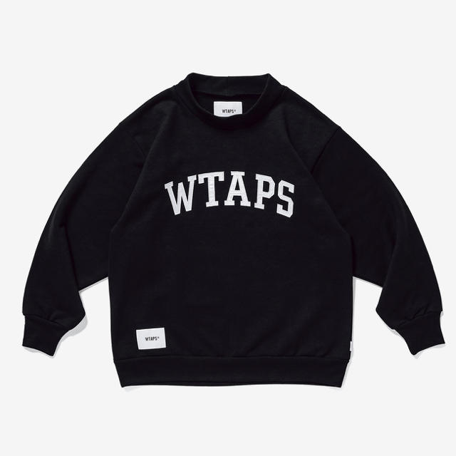 W)taps(ダブルタップス)のWTAPS 20AW COLLEGE / MOCK NECK / COPO 黒L メンズのトップス(Tシャツ/カットソー(七分/長袖))の商品写真