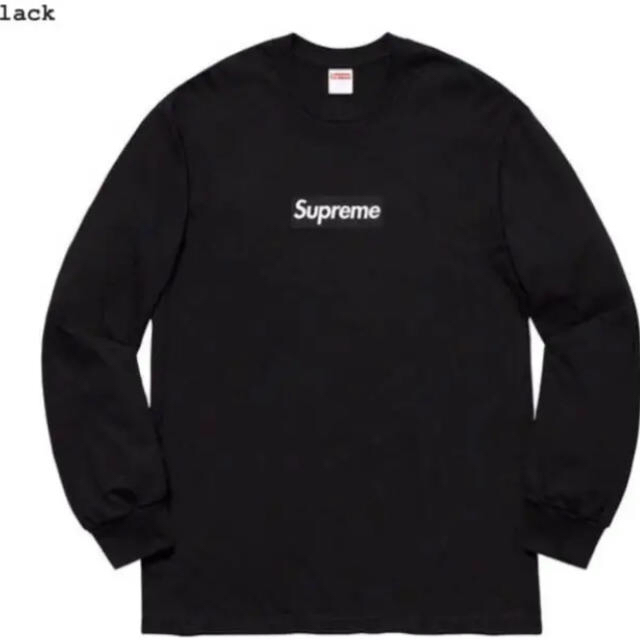 L Supreme Box Logo L/S Tee シュプリーム ボックスロゴBlackSIZE