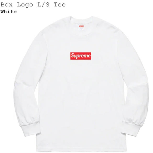 Supreme Box Logo L/S Tee ボックスロゴ ロンT