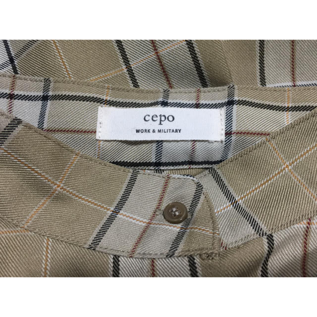 CEPO(セポ)の【cepo】チェックシャツ チェックブラウス トップス レディースのトップス(シャツ/ブラウス(長袖/七分))の商品写真