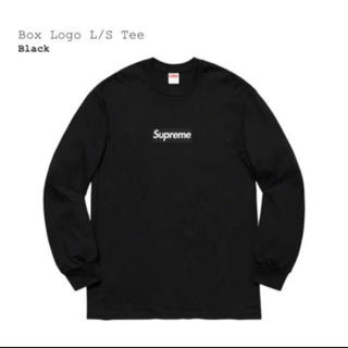 シュプリーム(Supreme)のsupreme Box Logo L/S Tee black L(Tシャツ/カットソー(七分/長袖))