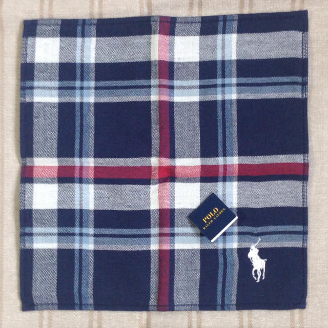 Ralph Lauren(ラルフローレン)のラルフローレン タオルハンカチ メンズのファッション小物(ハンカチ/ポケットチーフ)の商品写真