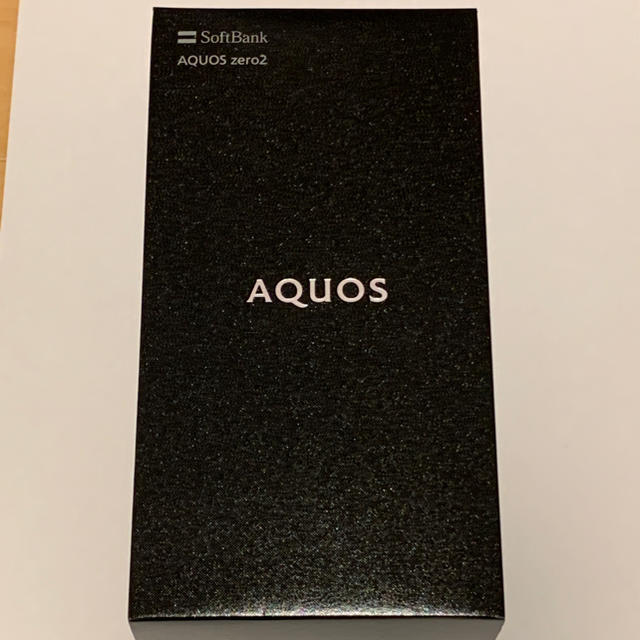 【AQUOS zero2】 アストロブラック 256 GB Softbank