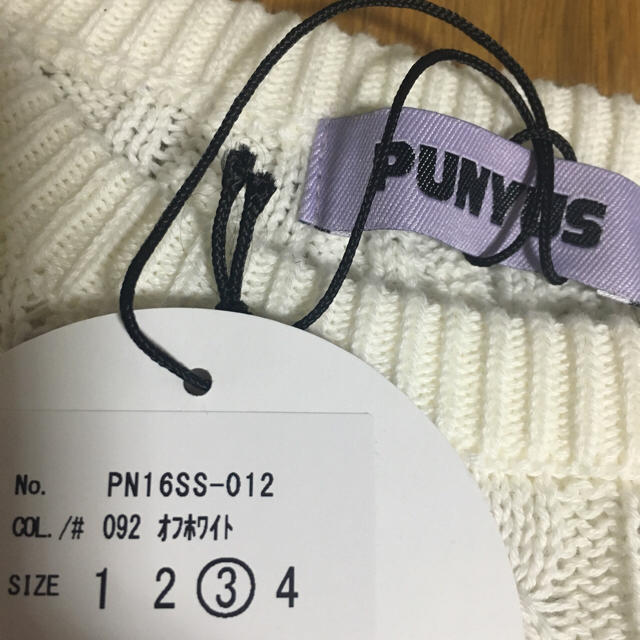 PUNYUS(プニュズ)のケーブルニット レディースのトップス(ニット/セーター)の商品写真