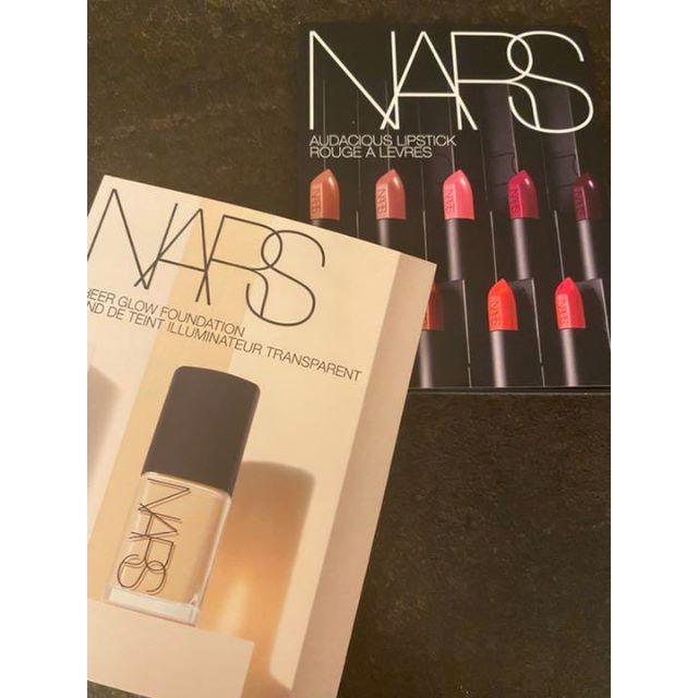 NARS(ナーズ)のNARS オーデイシャスリップスティック&シアーグローファンデーションサンプル コスメ/美容のキット/セット(サンプル/トライアルキット)の商品写真