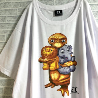 【新品】E.T.  Tシャツ ワンピース 半袖 ビッグT(Tシャツ(半袖/袖なし))