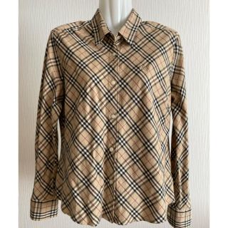 バーバリー(BURBERRY)のBURBERRY チェックシャツ　レディースL(シャツ/ブラウス(長袖/七分))