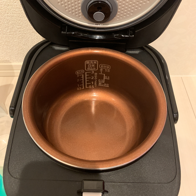 アイリスオーヤマ 炊飯器3合炊き KRC-ID30-R 炊飯器