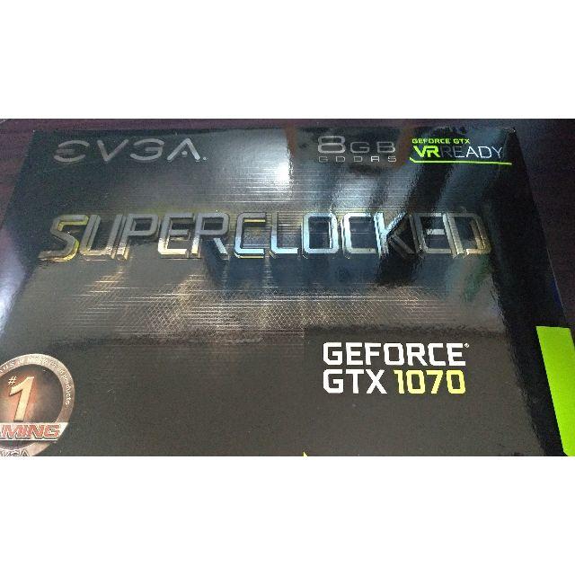 EVGA GeForce GTX 1070 SC GAMINGスマホ/家電/カメラ