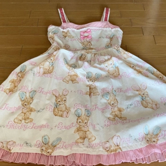 シャーリーテンプル バニーワンピースキッズ服女の子用(90cm~)