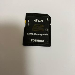 トウシバ(東芝)のＳＤカード４GB(PC周辺機器)