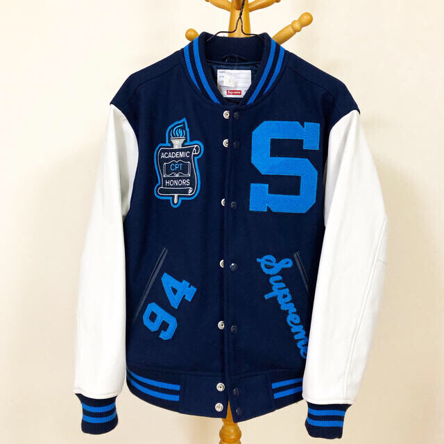 Supreme(シュプリーム)のteam varsity jacket メンズのジャケット/アウター(スタジャン)の商品写真