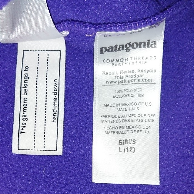 patagonia(パタゴニア)のpatagonia キッズGIRL'S M スナップT キッズ/ベビー/マタニティのキッズ/ベビー/マタニティ その他(その他)の商品写真