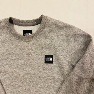 ザノースフェイス(THE NORTH FACE)のザ•ノースフェイス✴︎スクエアロゴスウェット✴︎グレー✴︎S(トレーナー/スウェット)