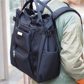 【美品】LOOPWHEELER×PORTER 別注2way リュック ネイビー