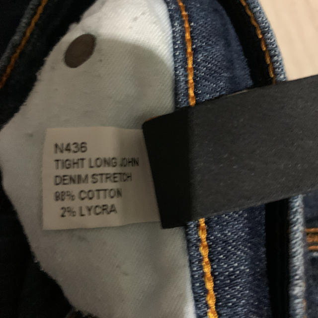 Nudie Jeans(ヌーディジーンズ)のヌーディージーンズ タイトロングジョン 29 メンズのパンツ(デニム/ジーンズ)の商品写真