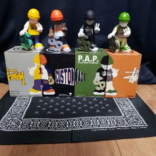 ステューシー(STUSSY)の送料無料　STUSSY x MEDICOMTOY P.A.P フィギュアセット(その他)