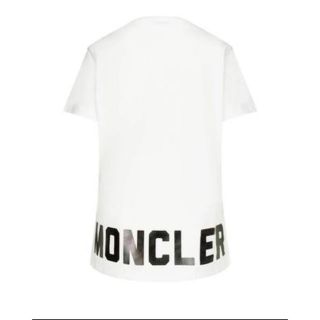 モンクレール(MONCLER)のモンクレール　バックロゴ　Tシャツ　ホワイト　Sサイズ(Tシャツ(半袖/袖なし))