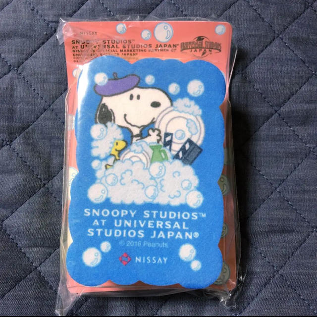 スヌーピー  キッチンスポンジ　2個セット エンタメ/ホビーのおもちゃ/ぬいぐるみ(キャラクターグッズ)の商品写真