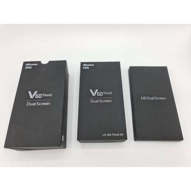 LG Electronics(エルジーエレクトロニクス)の【中古美品】ドコモスマートフォン　L-51A　V60ThinQ   スマホ/家電/カメラのスマートフォン/携帯電話(スマートフォン本体)の商品写真