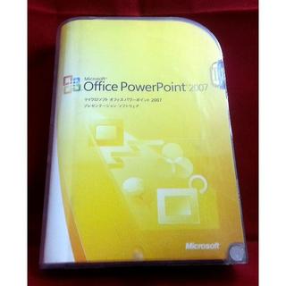 マイクロソフト(Microsoft)の正規●Microsoft Office PowerPoint 2007●製品版(その他)
