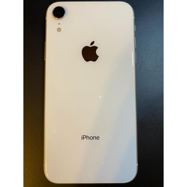 【美品】au apple iPhone XR 64GB  ホワイト　SIMフリー