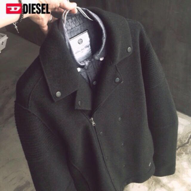 DIESEL ディーゼル メンズ ウール ニット ジャケット グリーン ブルゾン | フリマアプリ ラクマ