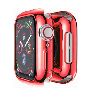 Apple watch 44mm TPUメタリックレッドケース(モバイルケース/カバー)