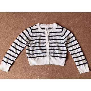 ベビーギャップ(babyGAP)の♡♡様専用☆Baby GAP ボーダーニットカーディガン　105(カーディガン)