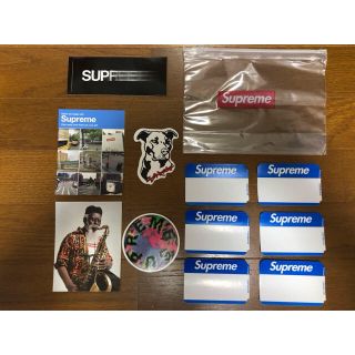 シュプリーム(Supreme)のももさん専用_Supreme_ モーションロゴ_黒_ステッカー_他数点(ノベルティグッズ)