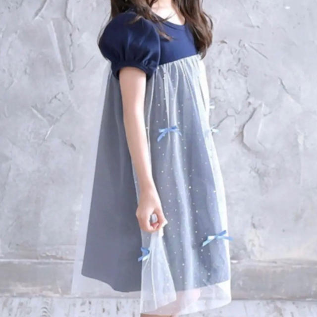 【新品】ワンピース 120 キッズ/ベビー/マタニティのキッズ服女の子用(90cm~)(ワンピース)の商品写真