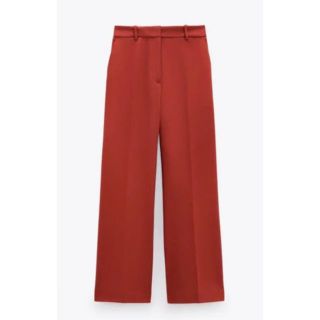 ザラ(ZARA)のZARA クロップド丈ストレートパンツ(クロップドパンツ)