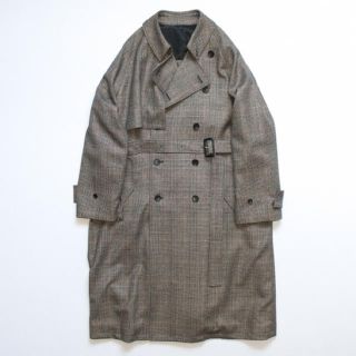 サンシー(SUNSEA)のstein 19AW LAY OVERSIZED OVERLAP COAT(トレンチコート)