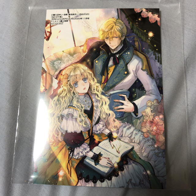 虫かぶり姫イラストカード 月刊comic ZEROSUM 特典のみ エンタメ/ホビーの漫画(少女漫画)の商品写真