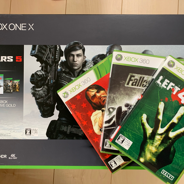 レッドデッドリデンプション未使用コード+美本体+補償書+おまけ！Xbox One X GEARS 5