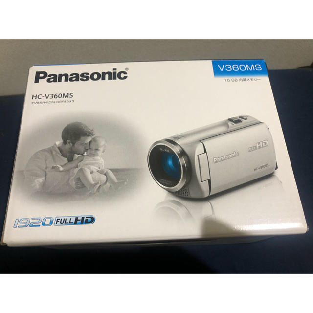 週末値下げ！　Panasonic HC-V360MS 新品ケース付きビデオカメラ