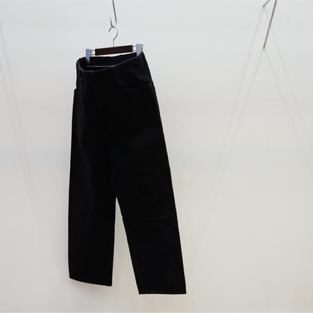 今期　20aw 新品　sunsea  big denim pants bk