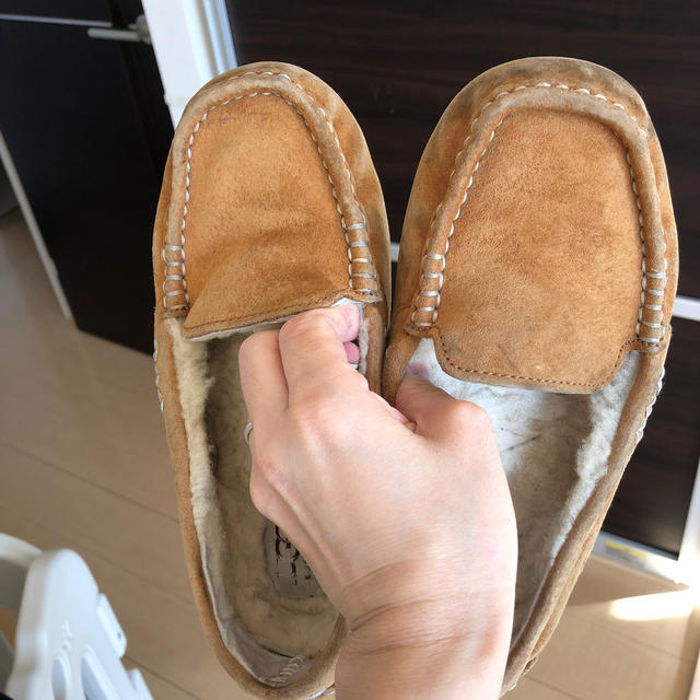 UGG(アグ)のUGG モカシン　茶色 レディースの靴/シューズ(スリッポン/モカシン)の商品写真