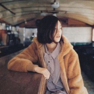 【日本未発売サイズ】　A.P.C フェイクファーコート