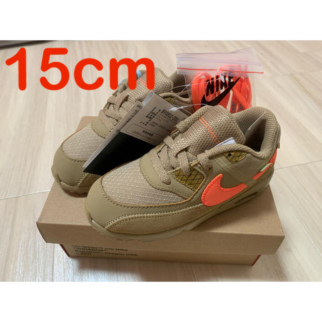 NIKE(ナイキ)のOff-White THE 10 NIKE AIR MAX 90 キッズ/ベビー/マタニティのキッズ靴/シューズ(15cm~)(スニーカー)の商品写真