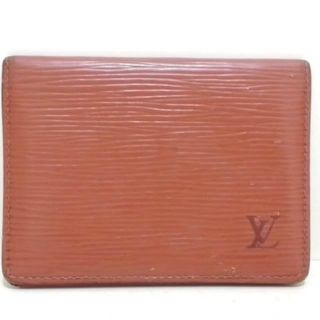 ルイヴィトン(LOUIS VUITTON)のルイヴィトン パスケース エピ M63203(名刺入れ/定期入れ)