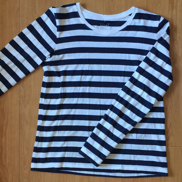 MUJI (無印良品)(ムジルシリョウヒン)の無印良品 ボーダー Tシャツ2枚セット レディースのトップス(Tシャツ(長袖/七分))の商品写真