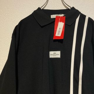 バレンシアガ(Balenciaga)のレア バレンシアガ 未使用 新品 ポロシャツ 長袖 ビンテージ 80s90s古着(ポロシャツ)