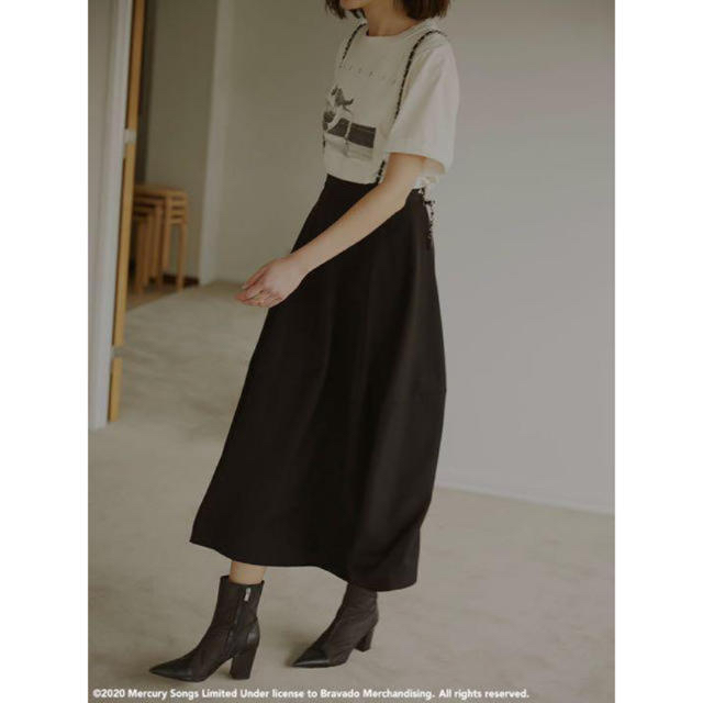 AMERI CHAIN SUSPENDER SKIRT black